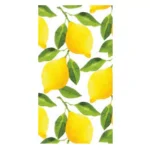 Sugar Plum Party SugarPlum Lemons 32-Piece Assorted Disposable Paper Napkins thumbnail 1