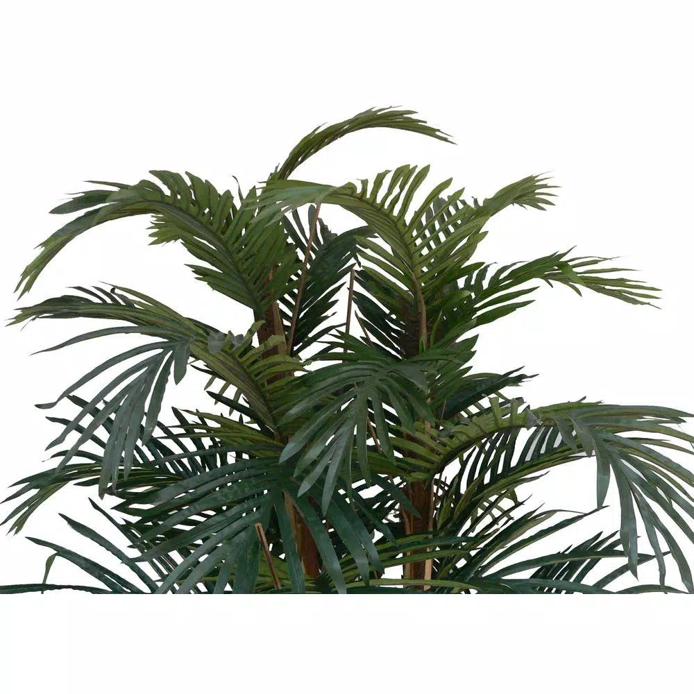 VINTAGE HOME 60 in. Artificial Palm Tree with Bamboo Wicker Planter (Set of 2)