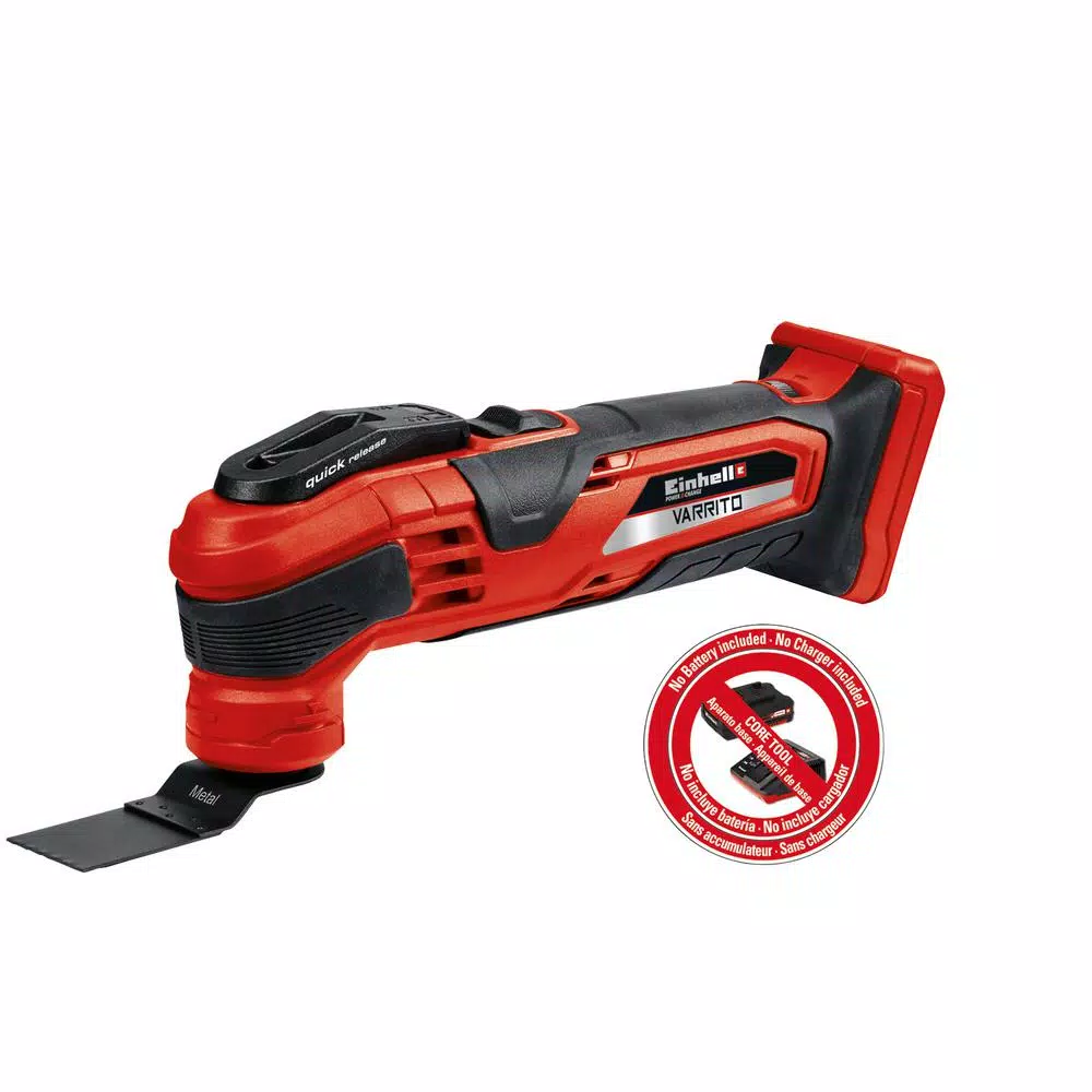 Einhell PXC 18V Cordless Oscillating Multi-Tool, 20,000 OPM, Variable Speed (Tool Only)