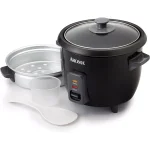 Aroma 6-Cup Rice Cooker and Food Steamer with Removable Steam Tray, Black thumbnail 3