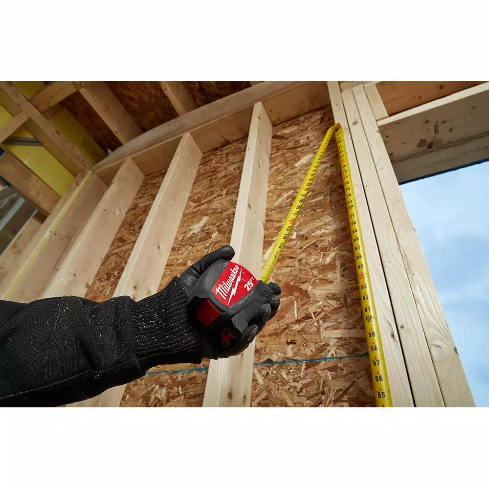 Milwaukee 25 ft. Compact Wide Blade Tape Measure with 15 ft. Reach (2-Pack)