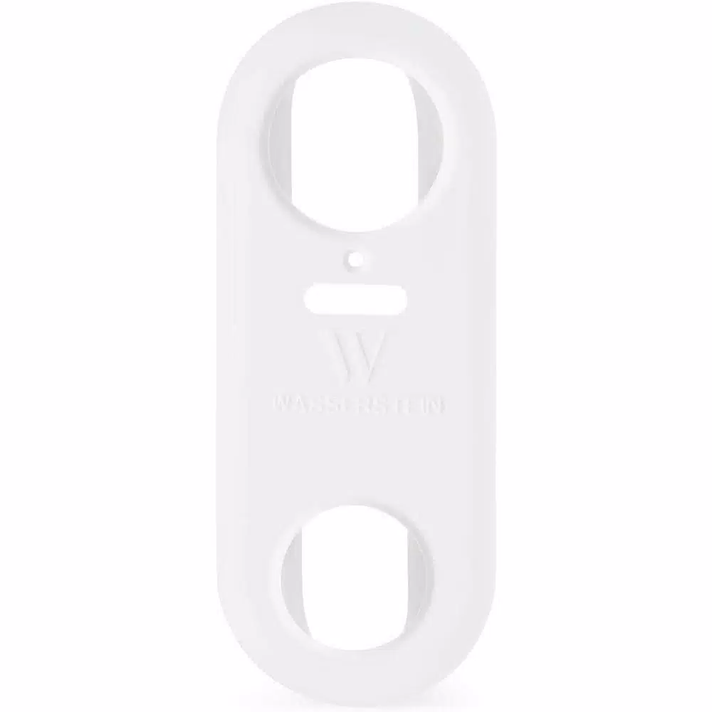 Wasserstein Silicone Protective Skin for Google Nest Hello Video Doorbell - White