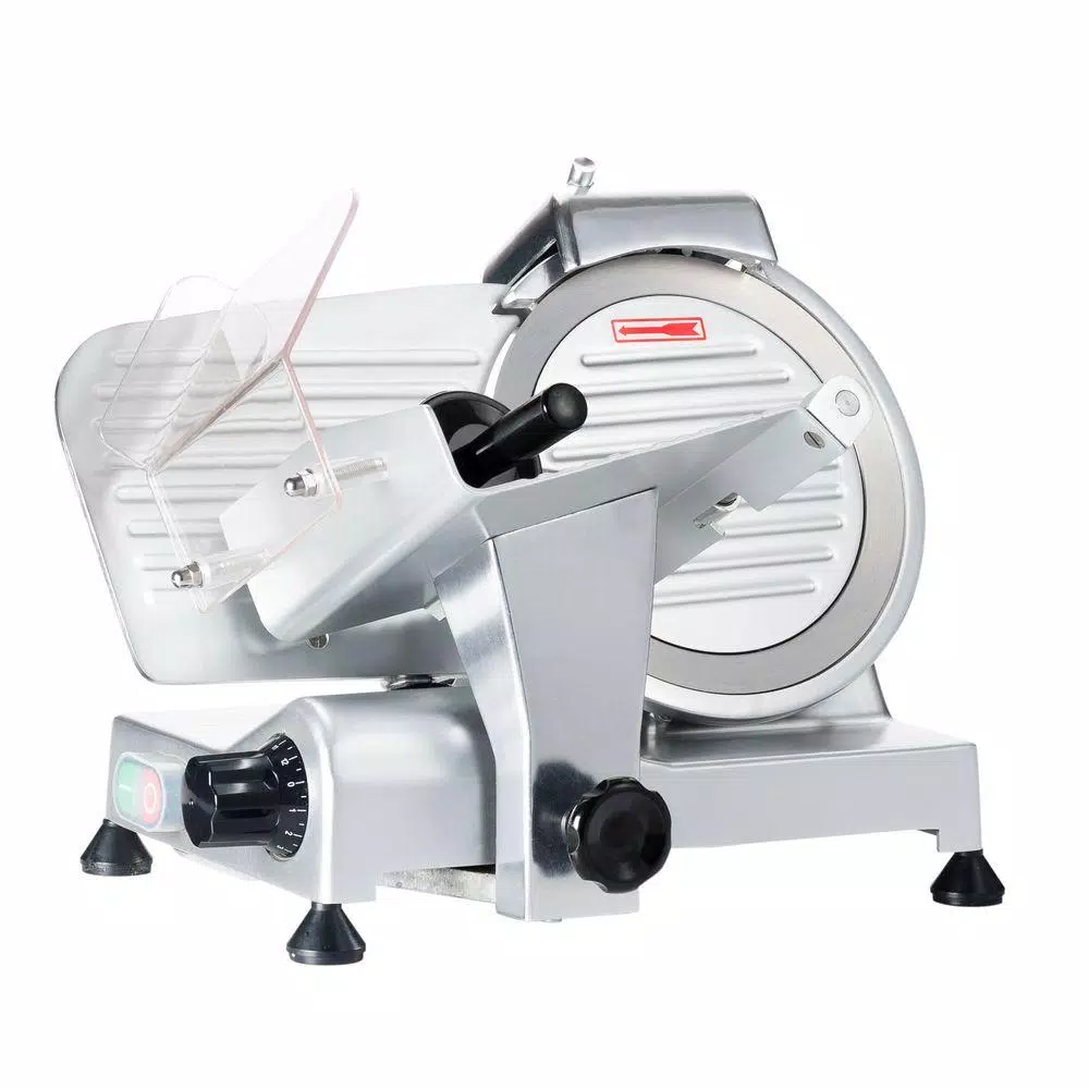 LEM Professional 200W Silver Electric Meat Slicer with 8.5-inch Stainless Steel Blade
