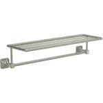 Franklin Brass Napier 24 in. W Metal Towel Train Rack, Satin Nickel thumbnail 1