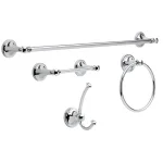 Delta Silverton 4-Piece Chrome Bath Hardware Set thumbnail 1