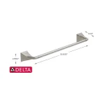 Delta Everly 3-Piece Brushed Nickel Bath Hardware Set with 24 in. Towel Bar thumbnail 5