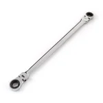 TEKTON 9/16 in. x 5/8 in. Extra Long Flex-Head Ratcheting Box End Wrench thumbnail 1