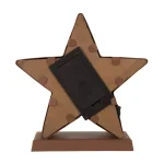 Glitzhome Marquee LED Star Stocking Holder Set of 2 - Metal Holiday Decor thumbnail 3