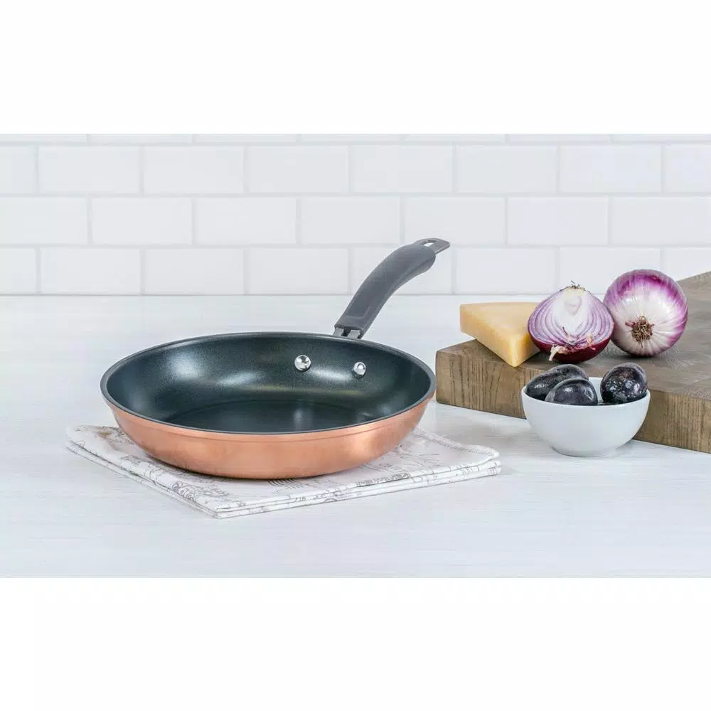 Epicurious 10 in. Hard-Anodized Aluminum Nonstick Frying Pan, Copper
