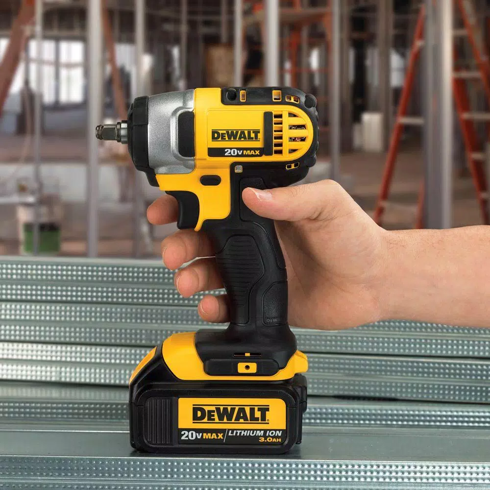DEWALT 20V MAX Cordless 3/8 in. Impact Wrench with Hog Ring (Tool-Only)
