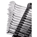 WEN 13-Piece Professional SAE Ratcheting Combination Wrench Set with Storage Rack thumbnail 2