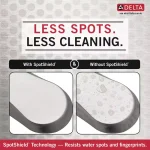 Delta Mandara 3-Piece Bath Hardware Set, SpotShield Brushed Nickel thumbnail 7