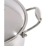 BergHOFF Essentials Zeno 7 Qt. Stainless Steel Stock Pot with Glass Lid thumbnail 2