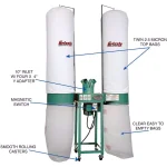 Grizzly Industrial 5 HP Industrial Dust Collector with 15 in. Impeller and 4 Connection Ports thumbnail 2