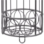 Home Basics Seville Freestanding Toilet Paper Holder with Storage Base in Satin Nickel thumbnail 4