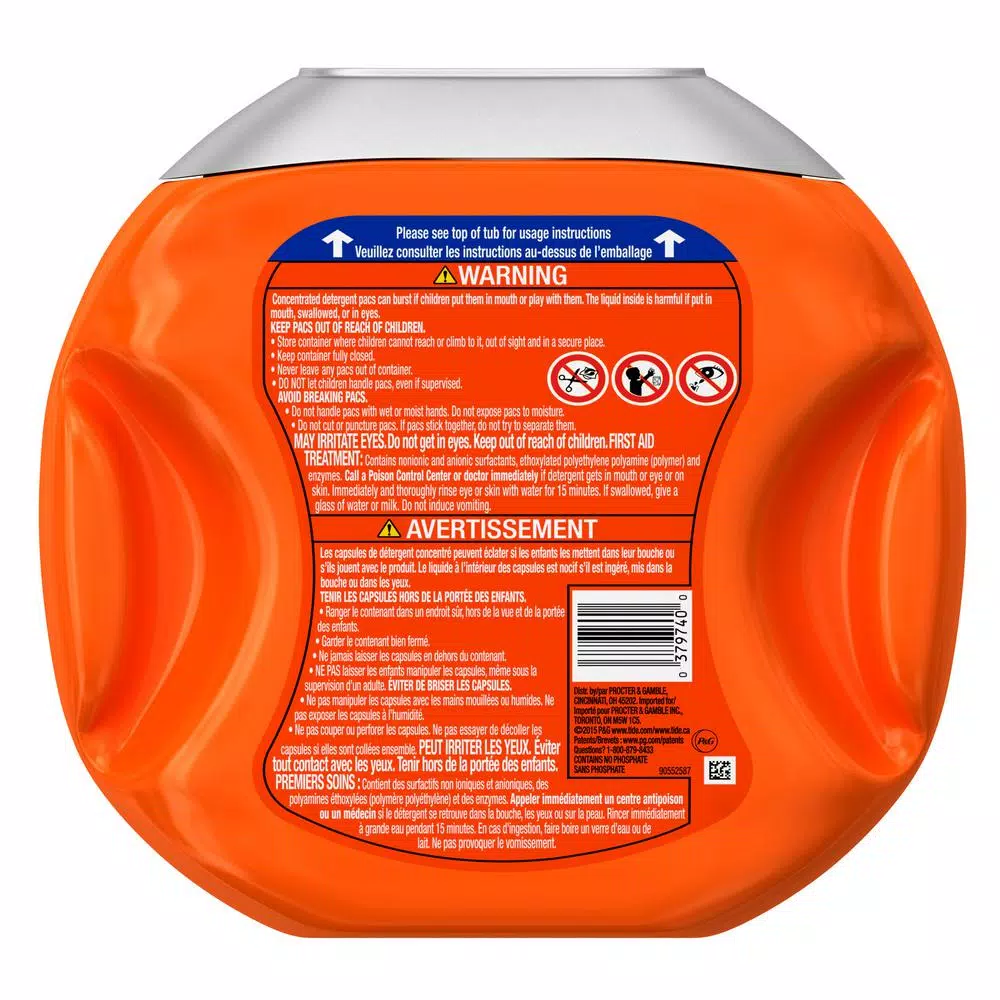 Tide PODS plus Febreze Odor Defense Active Fresh Laundry Detergent Pacs, 43 Count