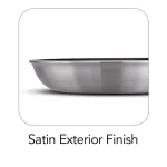 Tramontina Trammontina Professional Fusion 8 in. Aluminum Nonstick Frying Pan, Satin Silver thumbnail 5