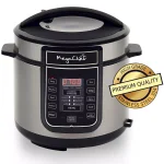 Megachef 6 Qt. Digital Electric Pressure Cooker with 14 Cooking Controls, Black thumbnail 2
