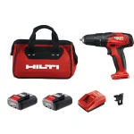 Hilti SF 2H-A 12V Cordless Hammer Drill Driver Kit with 2 Batteries, Charger, and Bag thumbnail 1