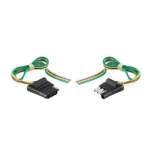 CURT 4-Way Flat Trailer Connector Kit with 12" Color-Coded Wires thumbnail 3