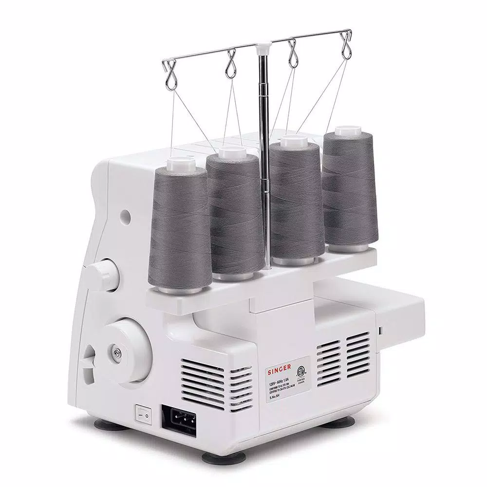 Singer Stylist Serger Sewing Machine with 2-3-4 Thread Capability and 6 Stitch Types