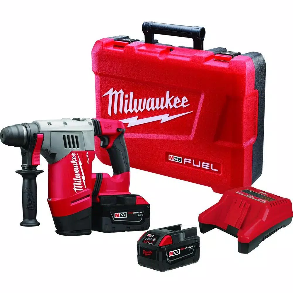 Milwaukee M28 FUEL 28V SDS Plus 1-1/8 in. Rotary Hammer with HAMMERVAC Dust Extractor Kit