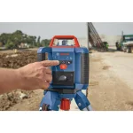 Bosch REVOLVE2000 Self-Leveling Horizontal Rotary Laser Kit with Receiver and Tripod thumbnail 6