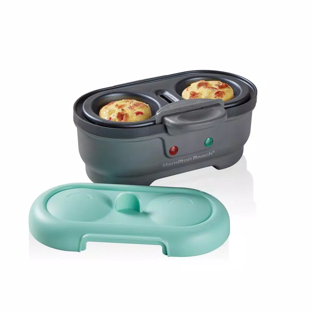 Hamilton Beach Egg Bites Maker and Egg Poacher, Grey