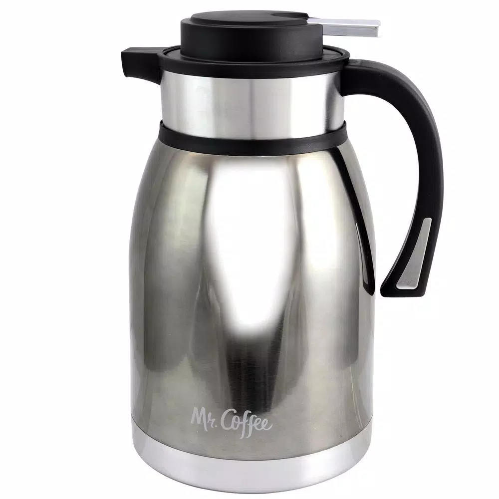 Mr. Coffee Colwyn 2 Qt. Stainless Steel Thermal Coffee Pump Pot