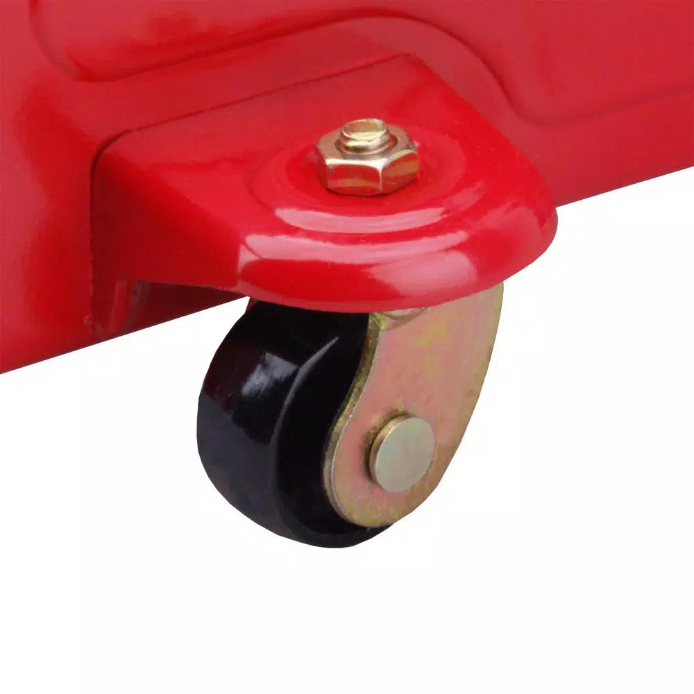 Max Load 4000 lbs. Capacity Hydraulic Trolley Floor Jack with Smooth-Rolling Casters