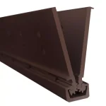 Global Door Controls 83 in. Full Mortise Continuous Hinge FM2 Heavy Duty, Duranodic Finish thumbnail 1