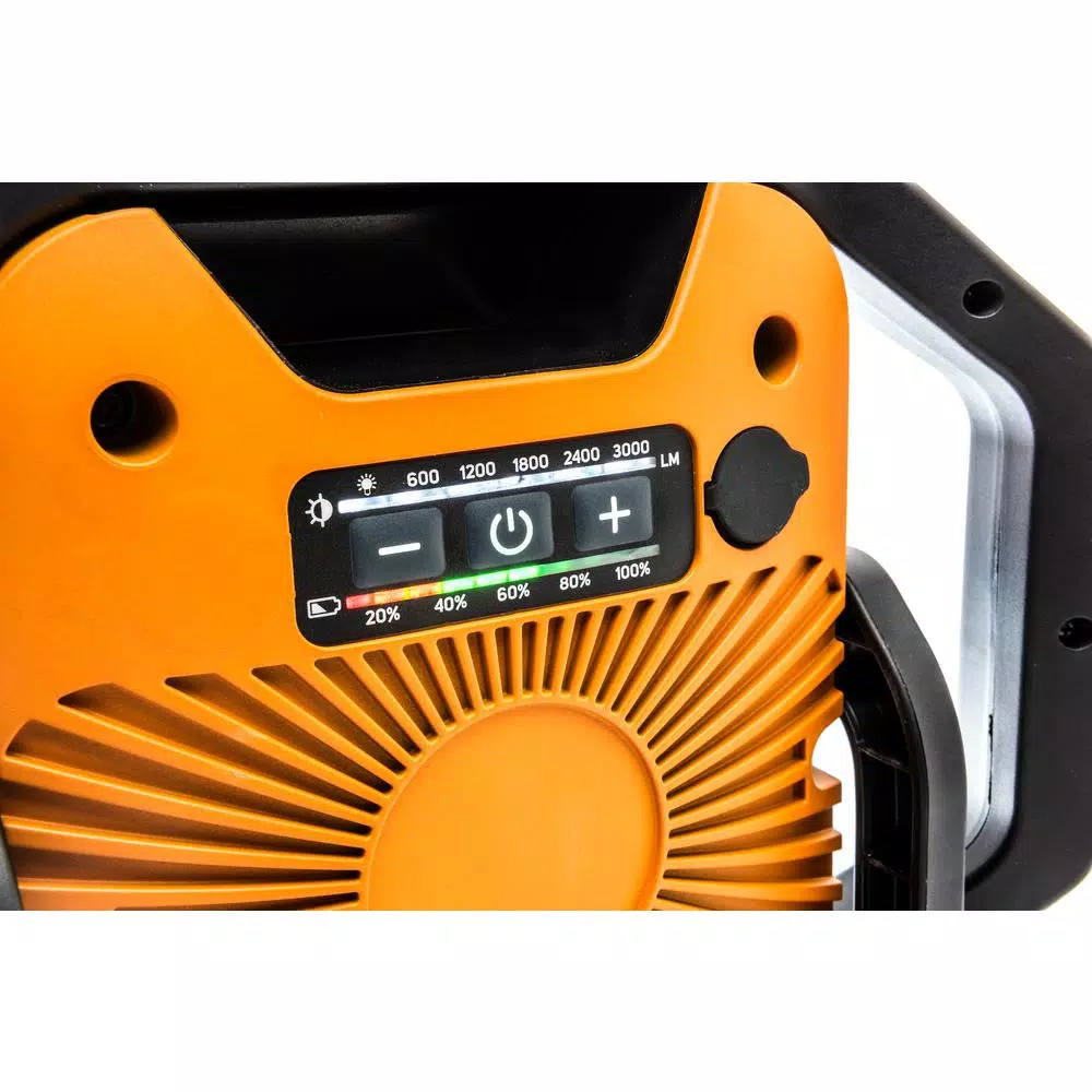 GEARWRENCH 3000 Lumen Rechargeable LED Area Light with AC Adapter