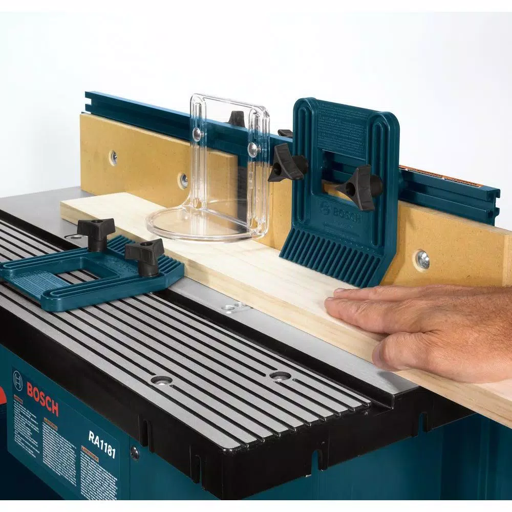 Bosch 1617EVSPK 2.25 HP Variable Speed Plunge and Fixed Base Router Kit with RA1181 Benchtop Router Table