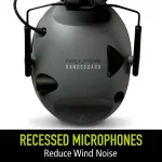 3M Peltor Sport RangeGuard Electronic Hearing Protection Earmuffs, Gray/Black thumbnail 6