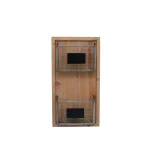 StyleWell Wood Wall Organizer with 2 Metal Wire Baskets and Chalkboard Labels thumbnail 1