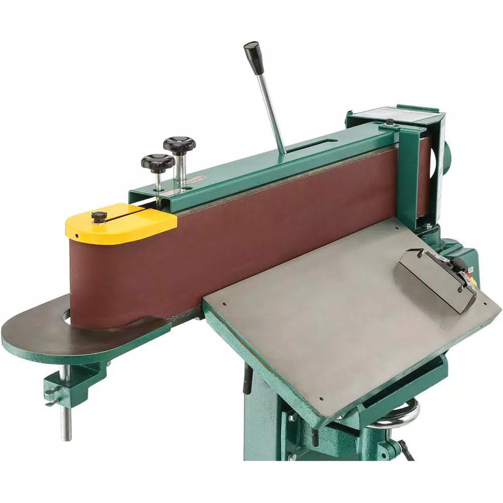 Grizzly Industrial 6 in. x 80 in. Floor Model Edge Sander with Contoured Support Table