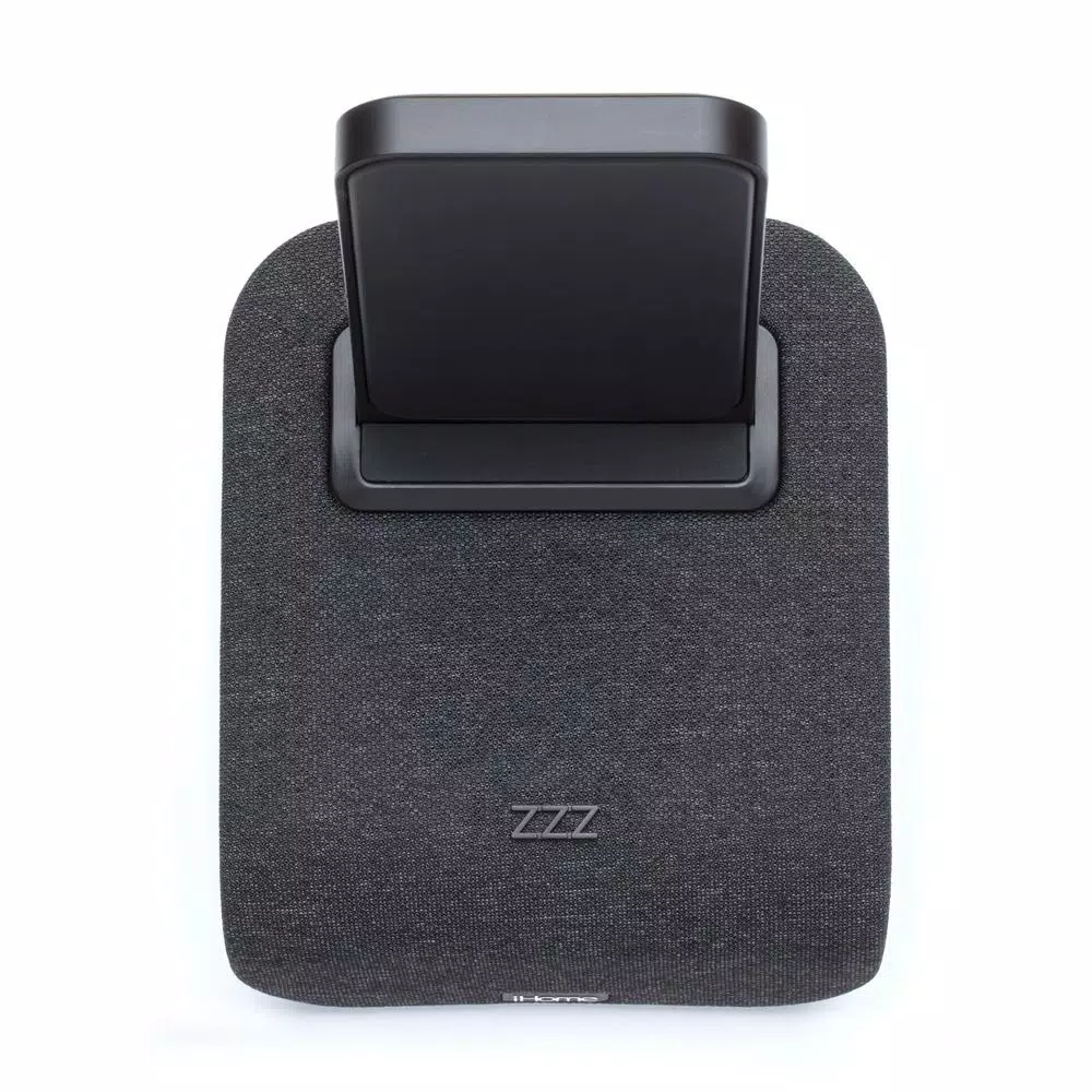 iHome TIMEBASE iBTW20B Bluetooth Alarm Clock with Wireless Qi Charging and USB Port