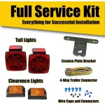 MaxxHaul 12V All LED Submersible Trailer Light Kit for Trailers Under 80 in. thumbnail 5