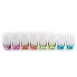 Gibson Home Karissa 8-Piece Assorted Colors Glass Tumbler Set, 13 oz. thumbnail 4