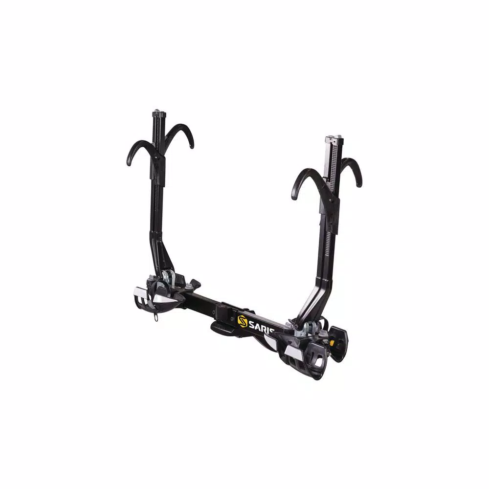 SARIS Superclamp 2-Bike Tray Hitch Bike Rack, 70 lbs Capacity, Black