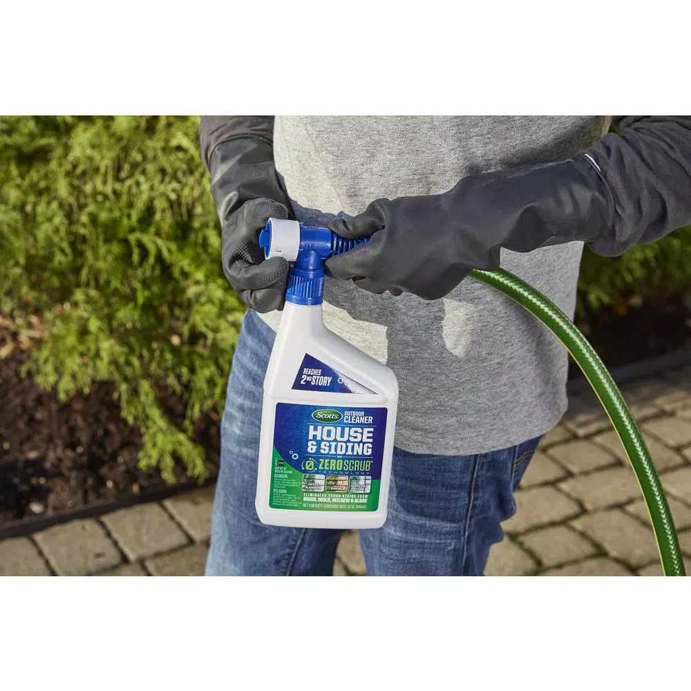 Scotts Outdoor Cleaner plus OxiClean House and Siding Ready-To-Spray, 32 oz.