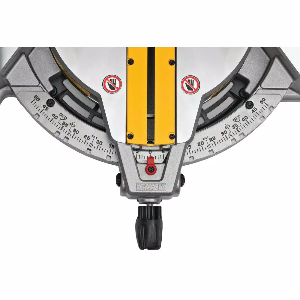 DEWALT 12 in. 15 Amp Corded Single Bevel Compound Miter Saw with Heavy-Duty Work Stand