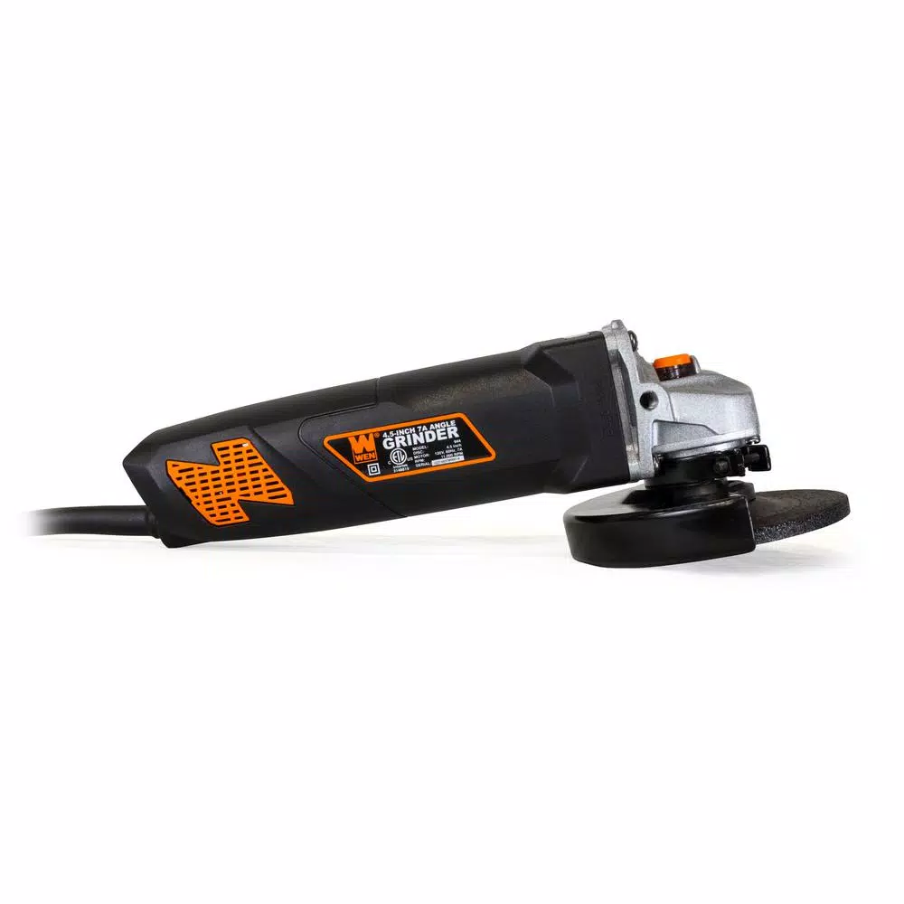 WEN 4.5-in. 7 Amp Corded Angle Grinder with 11,000 RPM