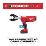 Milwaukee M18 FORCE LOGIC 6-Ton Pistol Utility Crimping Kit with BG-D3 Jaws and 2 Batteries thumbnail 3