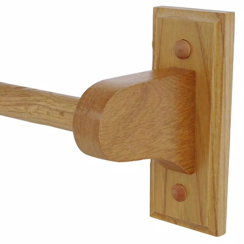 Design House Dalton 4-Piece Bathroom Hardware Kit, Honey Oak Finish