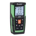 Pro'sKit 60m Laser Distance Measurer - Digital Range Meter with IP54 Dust & Spray Protection thumbnail 2