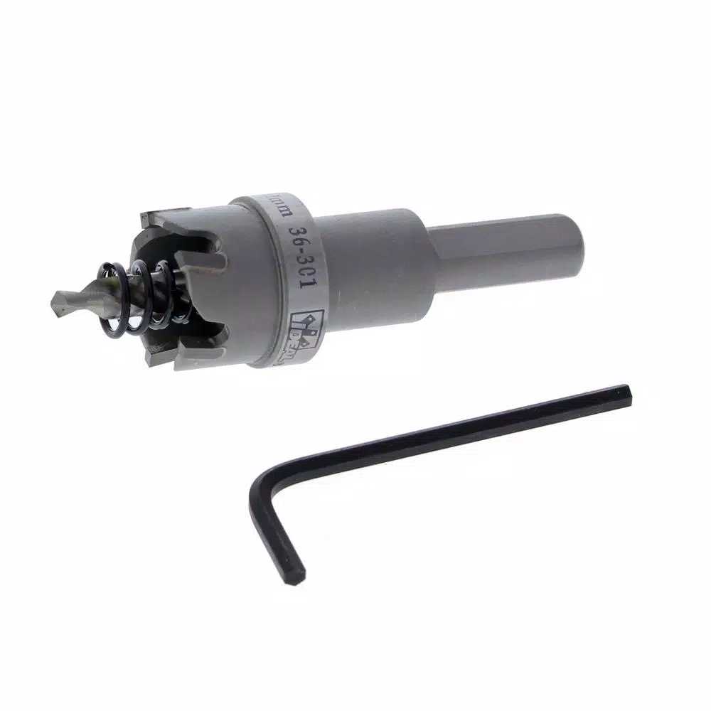 Ideal TKO 7/8 in. Carbide-Tipped Hole Cutter for Sheet Metal and Stainless Steel
