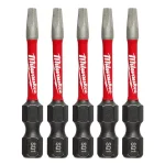 Milwaukee SHOCKWAVE 2 in. #1 Square Impact Duty Steel Power Bits, 5-Pack thumbnail 1