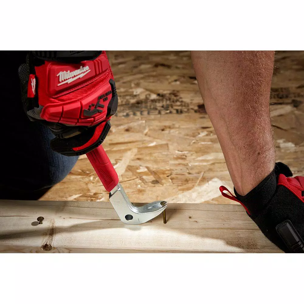 Milwaukee 10 in. Nail Puller with Dimpler and SMOOTHPULL Head Geometry