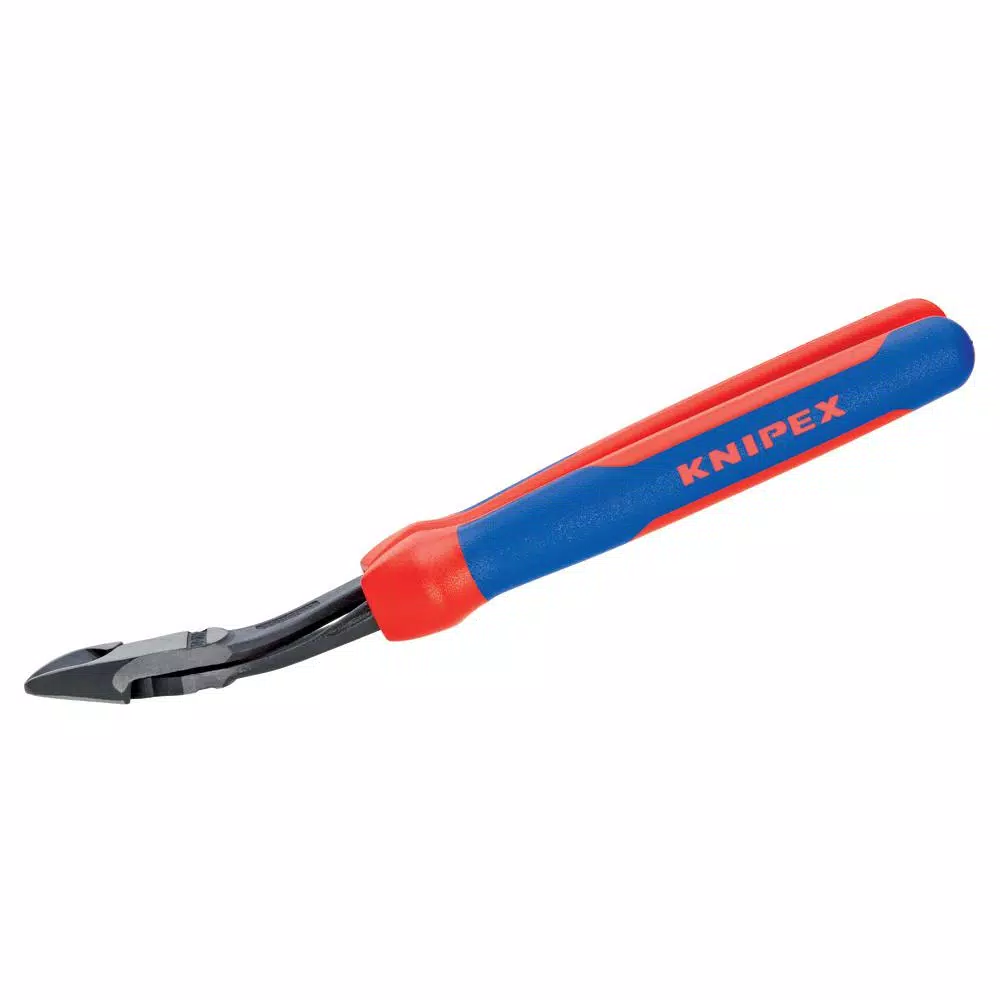 KNIPEX 10 in. High Leverage Diagonal Cutters with Tether Attachment and Comfort Grips